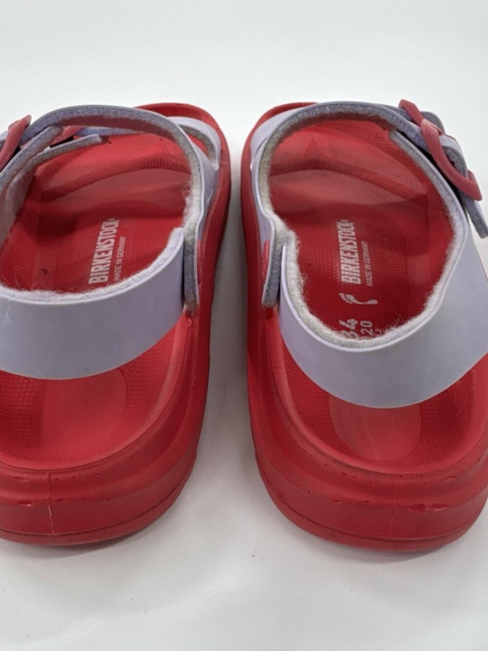 Birkenstock Sandals Youth Girls 3 Pink Mogami Buckle Waterproof Strappy Beach - Picture 6 of 9